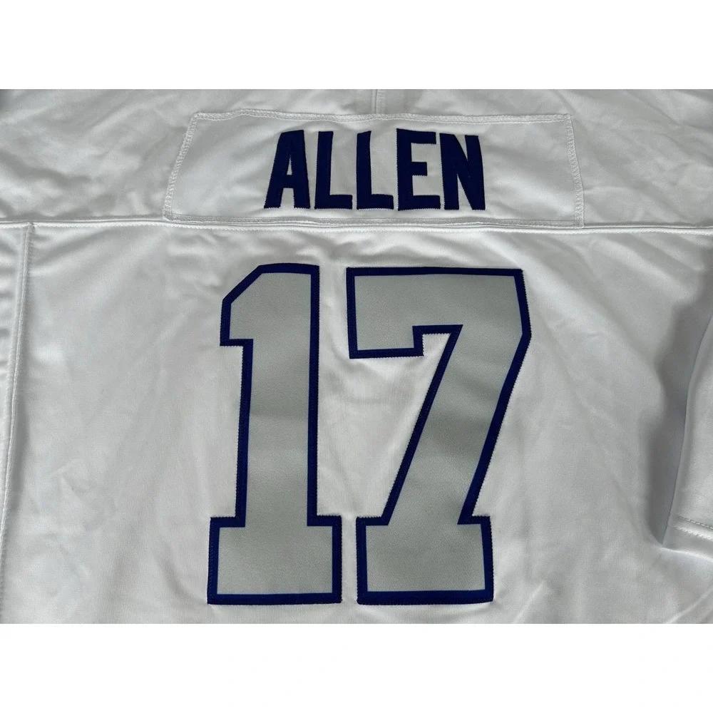 Nike Dri Fit NFL Buffalo Bills Josh Allen #17 Vapor Rivalries Jersey Adult 4XL - Picture 11 of 16